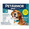 PetArmor Plus Flea and Tick Prevention for Dogs, Dog Flea and Tick Treatment, Waterproof Topical, Fast Acting, Medium Dogs (23-44 lbs), 3 Doses