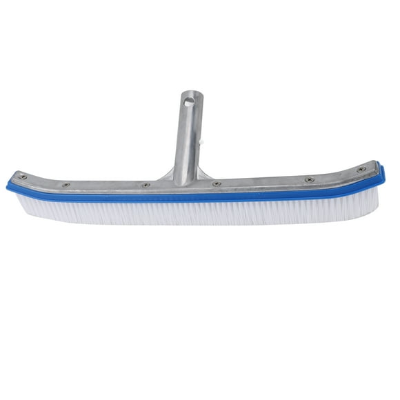 Swimming Pool Scrub Brush, Nylon Bristles Pool Brush Head Iron Connector for Pool Walls Tiles
