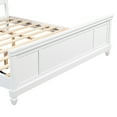 thumbnail image 6 of Christopher Knight Home 85.6" King Size Platform Bed with Headboard, Wood Bed Frame, Farmhouse Style, White, 6 of 12