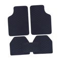 thumbnail image 3 of Colaxi 5Pcs Automotive Floor Mats Auto Foot Pad Protector Easy to Install Front and Rear Mats for Automobile Truck Attachments Black, 3 of 8