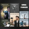 thumbnail image 3 of hohem iSteady Mobile+ 2024 3-Axis Gimbal with Magnetic Fill Light, Bluetooth Control, and Tripod for iPhone & Android, 280g Payload, 13-Hour Battery, Motion Tracking, Time-Lapse, Focus Control, and, 3 of 7