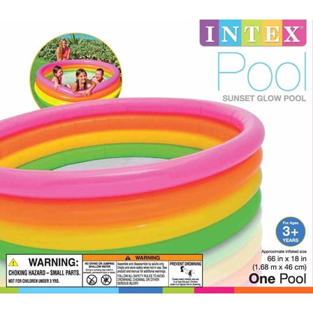 Intex 56441EP Sunset Glow Inflatable Pool - 66" x 18"