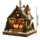 thumbnail image 3 of Acrylic Christmas Barn Ornament With Chickens Festive Holiday Tree Decor, 3 of 6