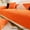 Warm Orange, variant on Plush Honeycomb Velvet Sofa Cover: Pet-Friendly, Non-Slip, Fits All Sofa Types - European Elegance, Easy Care