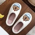 thumbnail image 6 of Fuzzy Slippers For Women Comfortable Home Capibala Slippers Winter Panama Capybara Cotton Slippers Men Warm Cozy Winter House Slippers Bedroom Indoor House Shoes, 6 of 7