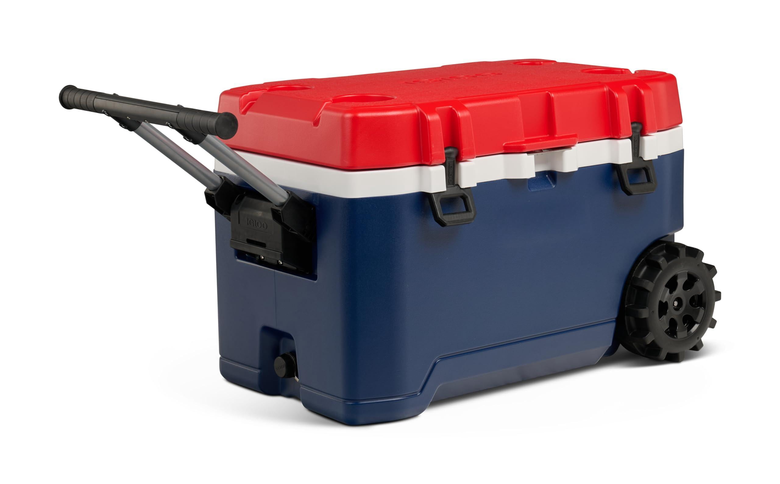 Trailmate 75qt Wheeled Cooler  Insulated Hard Shell Ice Chest Americana
