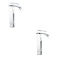 thumbnail image 2 of Grifos de Lavabo Injueey Acero Inoxidable Multifuncionales Color Negro, 2 of 6