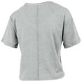thumbnail image 3 of Women's Pressbox  Gray Michigan Wolverines College Football Playoff 2023 National Champions Vintage Waist-Length T-Shirt, 3 of 3