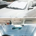 QIIBURR Car Sun Shade Windshield Front Windshield Sun Shade Accordion