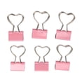 thumbnail image 1 of Pinces à Classeur Roses, 60 Pcs Pinces à Classeur avec Pinces à Classeur Fiables et Durables, 1 of 14