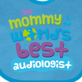 thumbnail image 4 of Inktastic Audiologist Mom Quote Childs Boys or Girls Baby Bib, 4 of 4