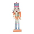 thumbnail image 2 of GUOOL Nutcracker Figurine Craft Christmas Decoration for Christmas Tree Shelf Home Orange, 2 of 9