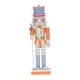 thumbnail image 2 of Figura de Cascanueces Soldado Cascanueces Navideño Adorno de Base Establo Navidad Naranja, 2 of 9