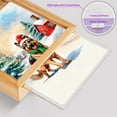 thumbnail image 4 of Hello Winter German Shepherd Frosty Morning Walk Welcome Snowy Christmas Acrylic Plaque with Wood Photo Frame Box Alsatian Dog Lover Gifts Light Box - 02018, 4 of 5
