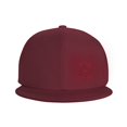 thumbnail image 3 of DouZhe Flat Brim Cap Snapback Hat, Red Love Heart Fire Flower Design Prints Adjustable Red Adult Baseball Cap, 3 of 6