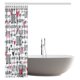 thumbnail image 2 of Cortina de Ducha Happy Valentine's Day con ganchos 150x180 cm ABPHQTO, 2 of 2