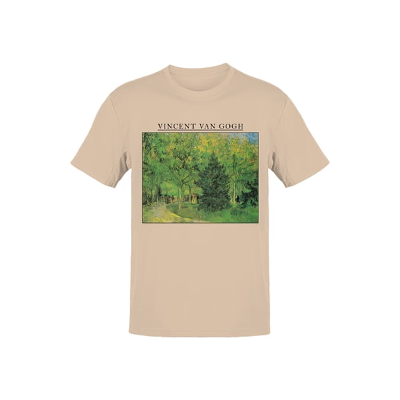 Van Gogh Park Landscape Art Men's T-shirt
