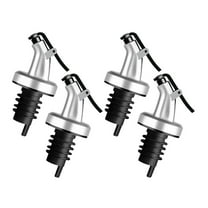 WHAMVOX 4Pcs Oil Bottle Stopper Lid Anti Drip Dustproof Leak Proof For Home Use And Professional Use
