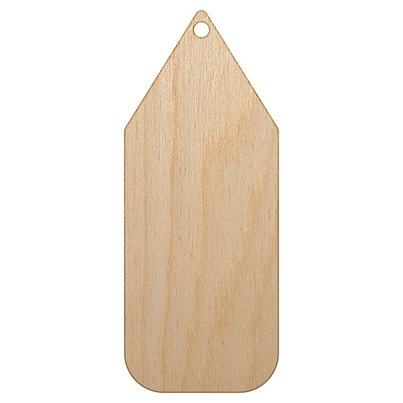 Pencil Solid School Wood Holiday Christmas Tree Ornament Unfinished DIY Pre-Drilled Craft