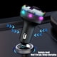 thumbnail image 4 of Cargador de coche | Carga rápida USB multipuerto | Pantalla digital inteligente extendida trasera, salida de cinco orificios, cable PD, negro, 120W, cable de 1,5 m, 4 of 7