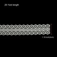thumbnail image 2 of Unique Bargains 1.2 Inch Wide 25 Yard Lace Ribbon Floral Pattern Beige Lace Trim Ribbon for Gift Wrapping, Wedding Decor, 2 of 5