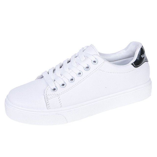 Zapatos blancos de mujer, estilo coreano de verano, zapatos de mujer de una sola capa, planos, con punta redonda, zapatos casuales con tiras cruzadas, zapatos de tabla