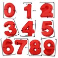 thumbnail image 2 of 10 Inch 9 Pieces Large Size Number Moulds Baking Forms Silicone Number Mold Cake Pan (10 Inch), 2 of 9