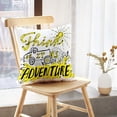 thumbnail image 5 of LALILO Throw Pillow Covers Think Adventure Quote Unique Road Cushion Cover 18" x 18", 2 Pack, 5 of 6