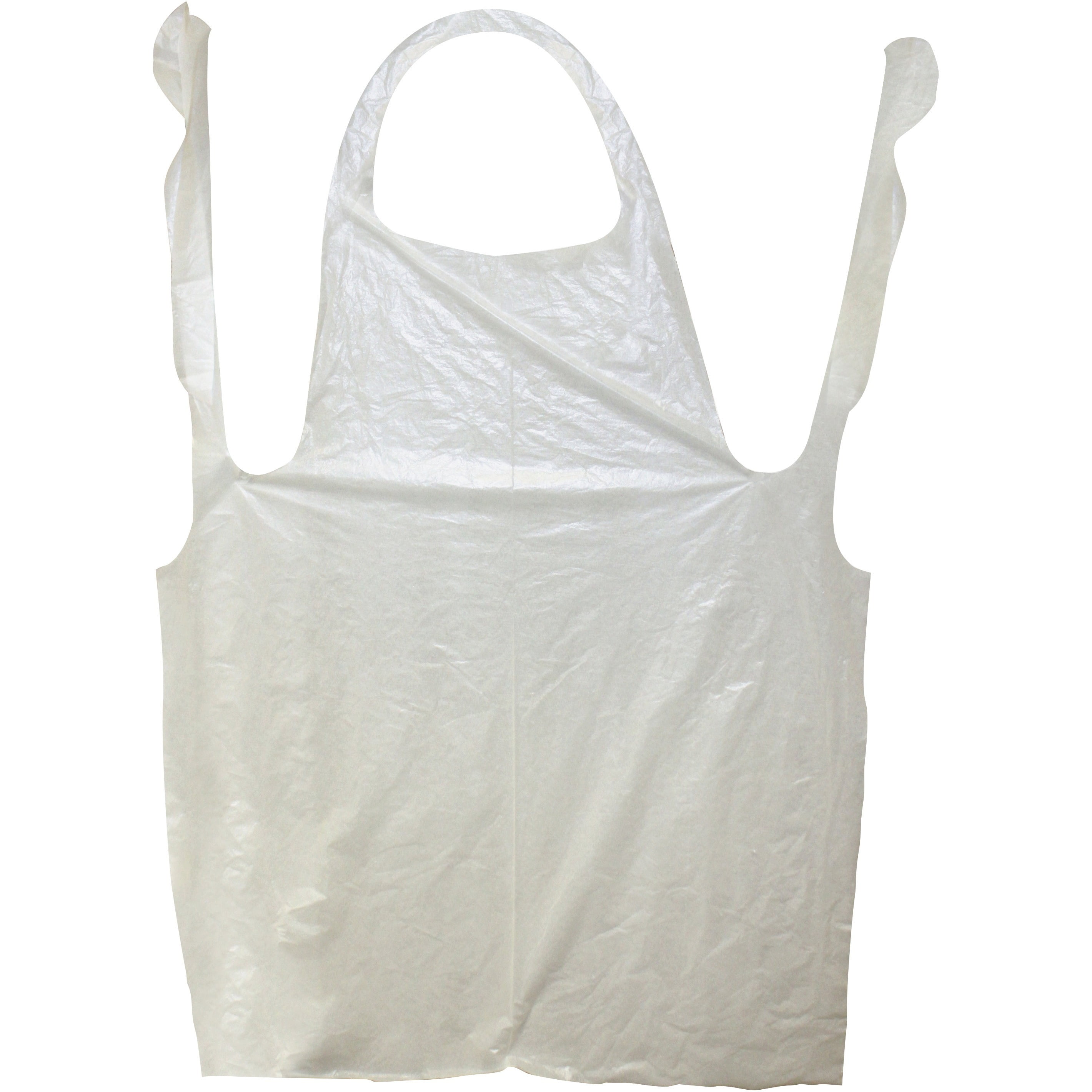 ProGuard, PGD8705, 50" Disposable Poly Apron, 1000 / Carton, White