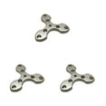 thumbnail image 1 of Guardoinrt Durable Titanium Pendant Gift For Yourself Or Loved Ones Built To Last Titanium Trilateral Keychain Alloy Finger Tiger Titanium Pendan 3Set, 1 of 6