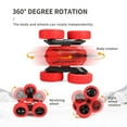 thumbnail image 3 of Voiture Télécommandée 2-en-1 Rechargeable, Crawler Télécommandé pour Enfants de 3 Ans et Plus, Double Face, Retournements à 360°, Phares DEL, Jouet de Cascade Rapide, Voitures de Course pour Tout-Petits (Rouge), 3 of 9