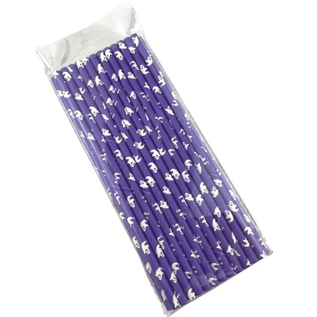 Harpily Clearance Straws Friendly Halloween 19cm Long 25 Set 6 To Choose From