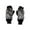 Black, variant on HNMKIU Adorable Girls Knitted Winter Mittens with Playful Hedgehog Design for Cold Weather Hand Warmth Grey,One Size