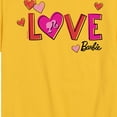 thumbnail image 3 of Barbie - Patterned Love - Toddler And Youth Short Sleeve Graphic T-Shirt, 3 of 5