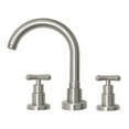 thumbnail image 5 of Whitehaus Luxe Widespread Lavatory Faucet with Tubular Swivel Spout, Cross Handles and Pop-up Waste, 5 of 5
