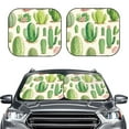 thumbnail image 2 of Yiaed Cactus And Succulent Print Car Front Windshield Sun Shade,Foldable Anti-UV Car Sunshade for Front Window for Most Vehicles-Large, 2 of 5