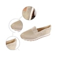 thumbnail image 5 of LTTVQM Womens Orthopedic Shoes Arch Support Work Shoes Lightweight Slip on Non Slip Work Shoes Knitted Mesh Stretch Comfort 2026 New Orthopedic Shoes Beige 36(US-5.5), 5 of 6