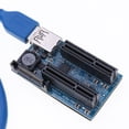 thumbnail image 4 of STARTIST PCI-Express X1 To Dual 4X Adapter Router PCI Slot Riser Cable PCIe X4 X8 X16, 4 of 8