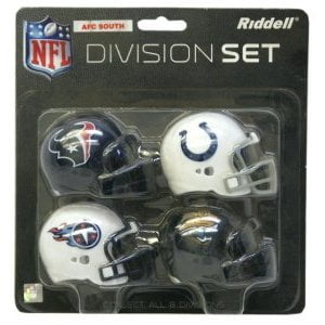 Afc South Division (4-Pc.) Pocket Pro Nfl Helmet Set - Walmart.com