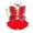 2678Watermelon Red5456, variant on Rggeeun Toddler Girls Dress With Play Pretend Performance Party Wear Colorful Tutu Dresses Comfort Casual O-Neck Sundress