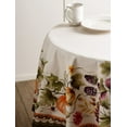thumbnail image 2 of Maison d' Hermine Pumpkin Garden - Cloudy Cream 100% CottonTablecloth for Kitchen Dining | Tabletop | Decoration | Parties | Weddings | Autumn/Winter (Round, 69 Diameter), 2 of 3