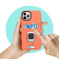 thumbnail image 4 of CoverON For Apple iPhone 13 Pro Max Phone Case, KickStand Ring Credit Card slot Rugged Cover Magnetic holder, Orange, 4 of 10
