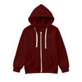 thumbnail image 2 of uikmnh Cute Hoodies Boys Hooded Sweatshirt Zip Up Jacket Warm Long Sleeve Pullover Casual Kids Outerwear for Active Play Pullover Hoodies Size:9-10 Years, 2 of 5
