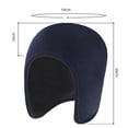 thumbnail image 3 of Ropa de Deporte Gorro térmico unisex para ciclismo, protección para los oídos, equipo a prueba de frío (azul marino), 3 of 5