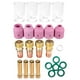 thumbnail image 2 of 26pcs Surtido Torch Tig Soldar 4 Tazas de Stubby Collets Cuerpo Gas Lente para WP17 18 26 Antorchas de soldadura, 2 of 8