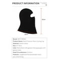 thumbnail image 3 of Balaclava Ski Mask - Cold Weather Face Mask for Men & Women - Windproof Hood Snow Gear for Motorcycle Riding & Winter Sports, 3 of 8