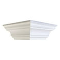 thumbnail image 4 of KL80 - Marcos Crown Molding Glue-up 6.5 ft. in Plain White (97.5 Ln. ft / Pack) - 15 Pieces, 4 of 4