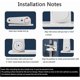 thumbnail image 3 of 2-Pack Adhesive Child Safety Locks with Handle for Cabinets, Drawers, and Furniture, 3 of 5