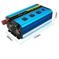 thumbnail image 2 of 4000W Pure Sine Wave Inverter DC 12v/24v To AC 110 60HZ Voltage Converter Car Solar Power Inverter ,Multiple Protections, 2 of 2