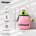 thumbnail image 5 of Sidagar 60 oz Stainless Steel Insulated Water Bottle with Straw and Handle, Pink, 5 of 7
